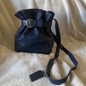Navy blue Coach cross body